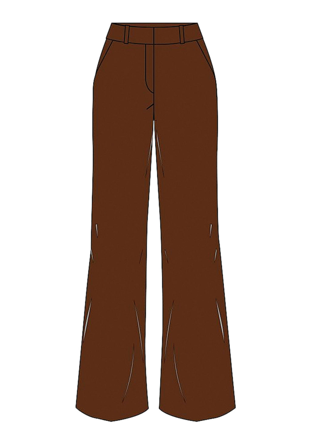Calça Reta Com Cintura Média Lez A Lez Feminino 9467E