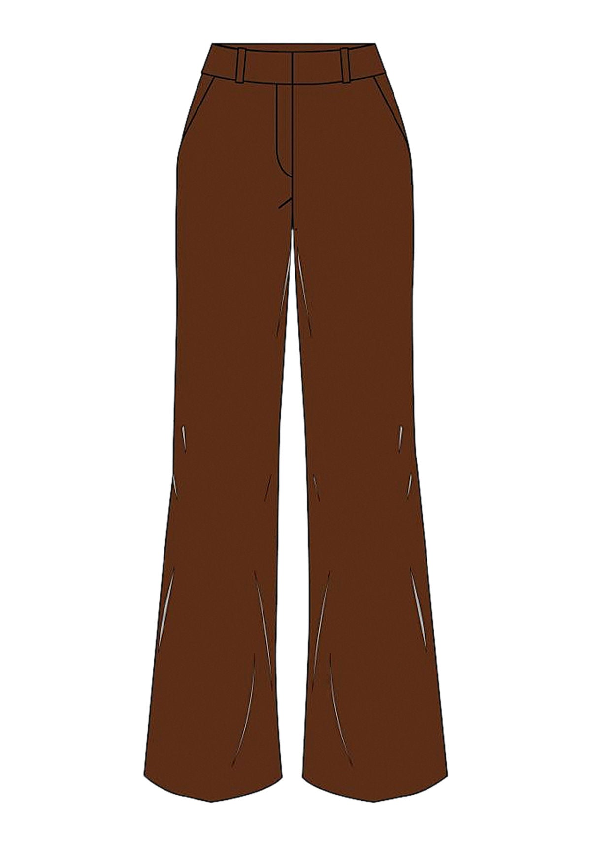 Calça Reta Com Cintura Média Lez A Lez Feminino 9467E