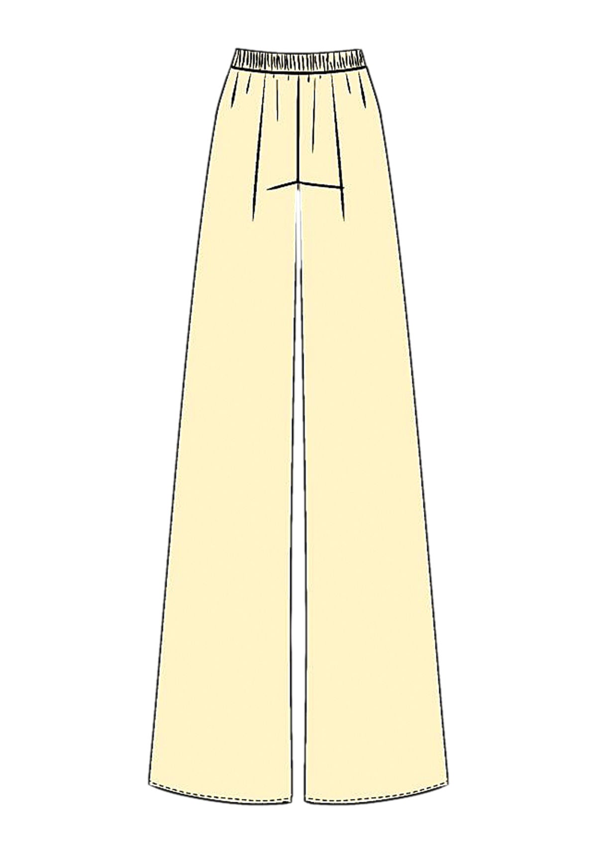 Calça Reta De Cintura Alta Lez A Lez Feminino 9530E