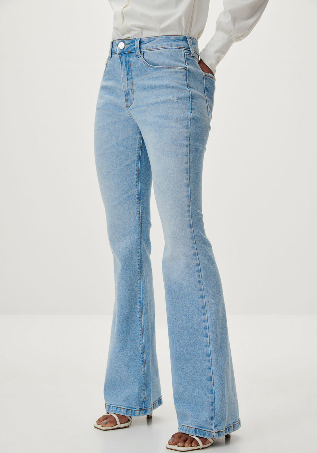 Calça Jeans Flare Estonada Lez A Lez Feminino 7894L