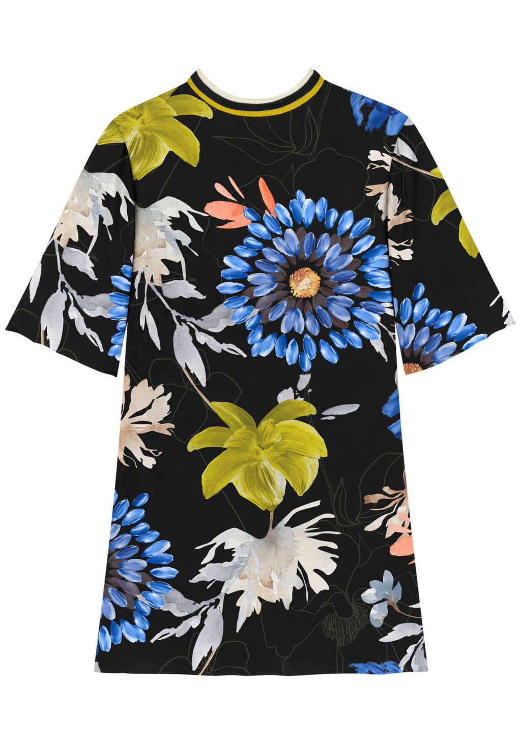 Vestido Curto Estampado Com Manga Lez A Lez Feminino 9250E
