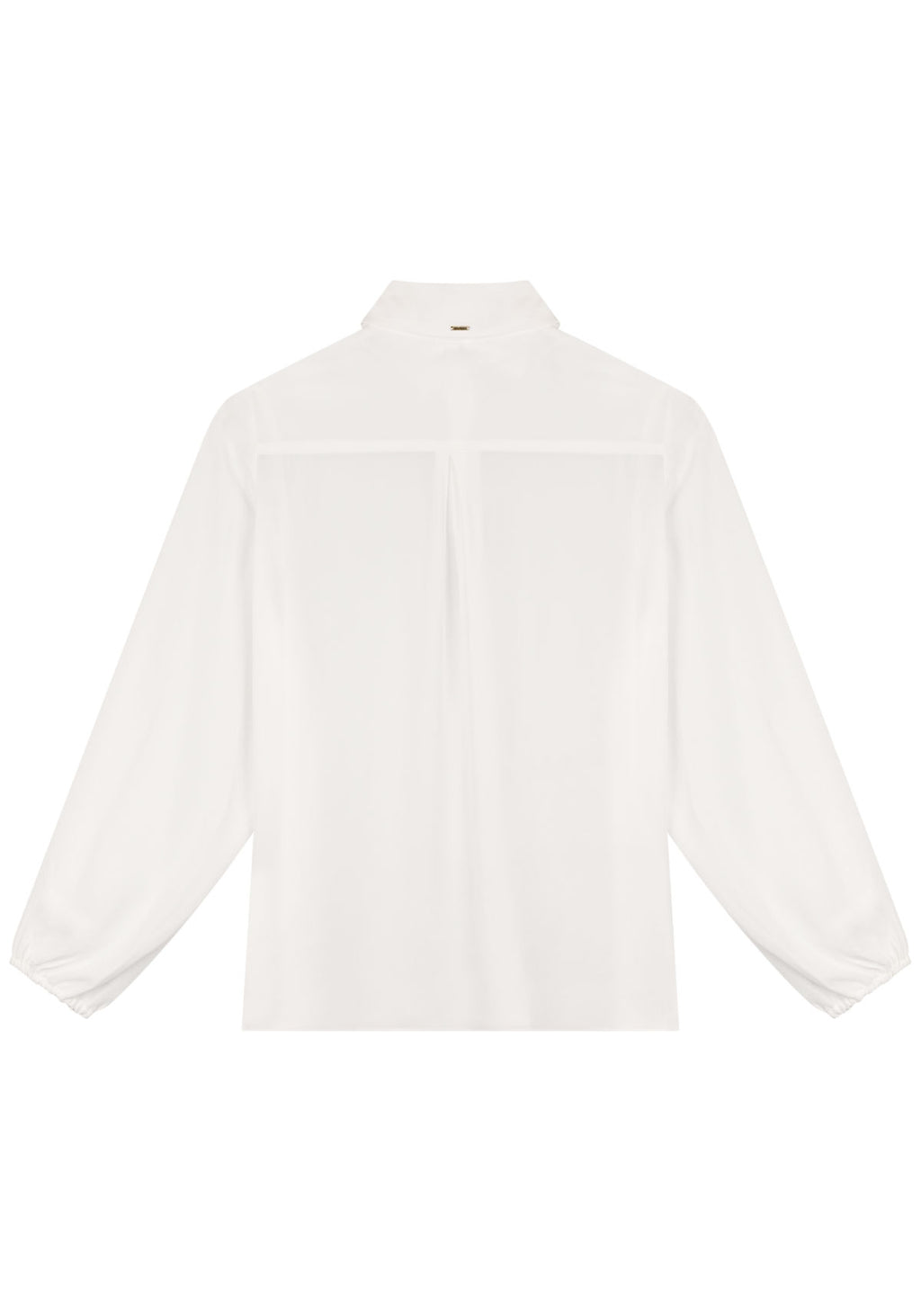 Camisa Lisa Alongada Com Mangas Lez A Lez Feminino 9163E