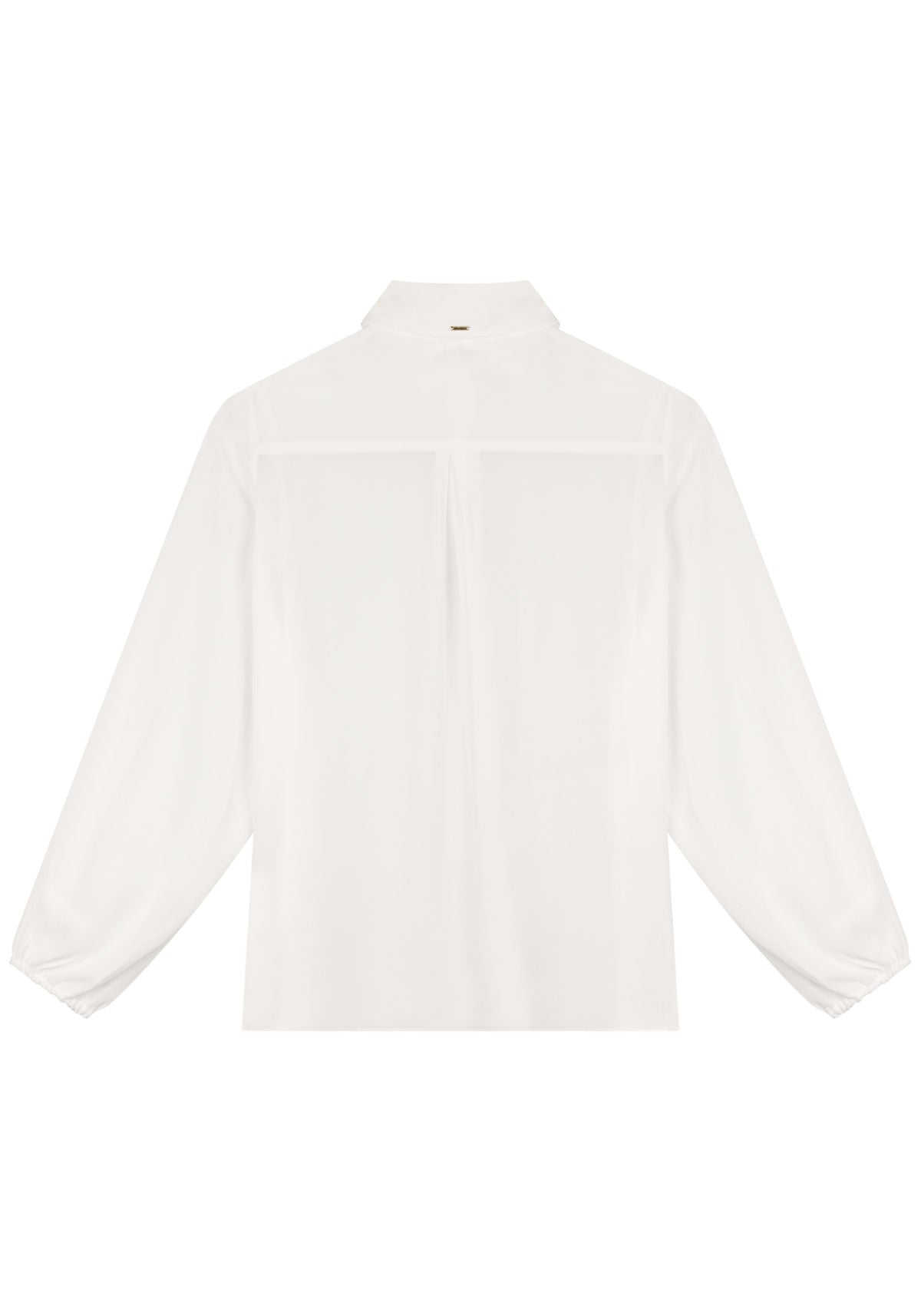 Camisa Lisa Alongada Com Mangas Lez A Lez Feminino 9163E
