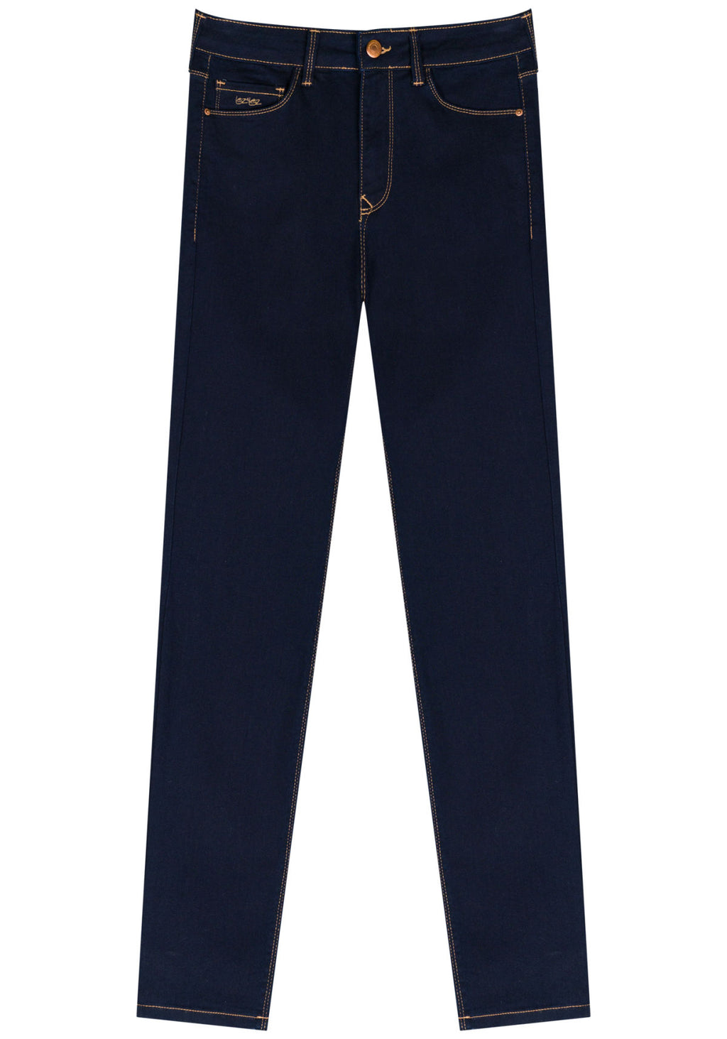 Calça Jeans Skinny De Cintura Alta Lez A Lez Feminino 9498L