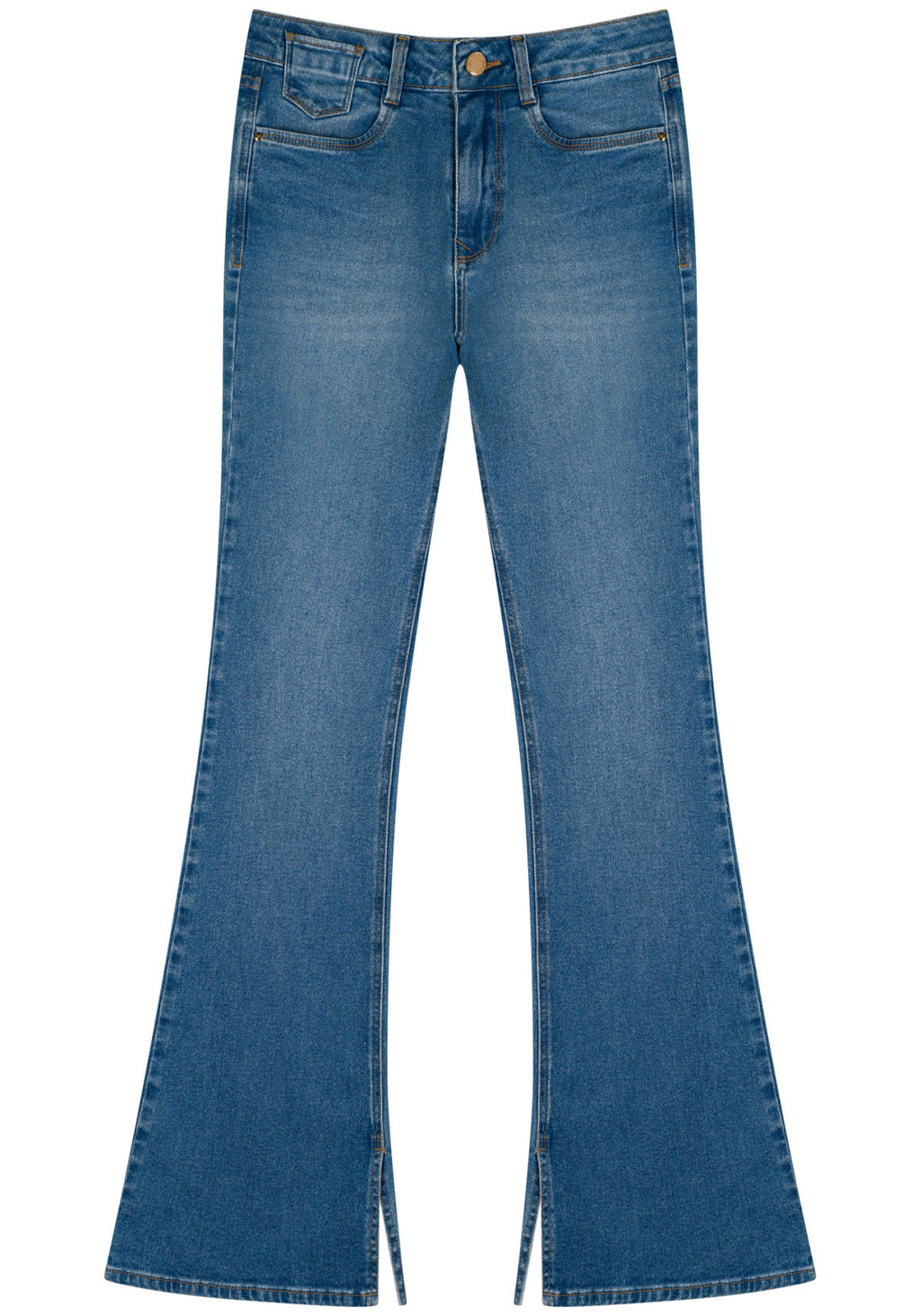 Calça Jeans Boot Cut Com Elastano Lez A Lez Feminino 2264E