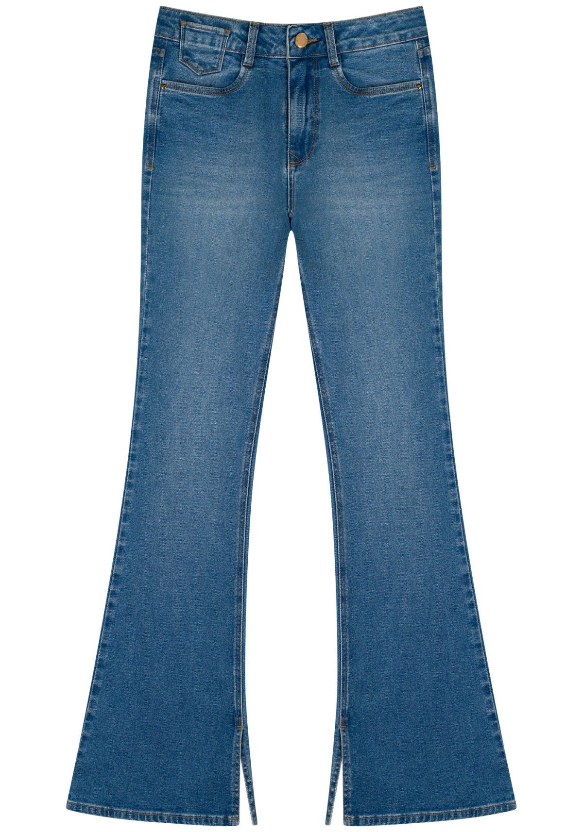 Calça Jeans Boot Cut Com Elastano Lez A Lez Feminino 2264E