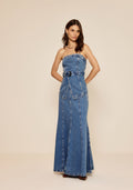 Top Jeans Sem Alças Com Cinto Lez A Lez Feminino 1021E