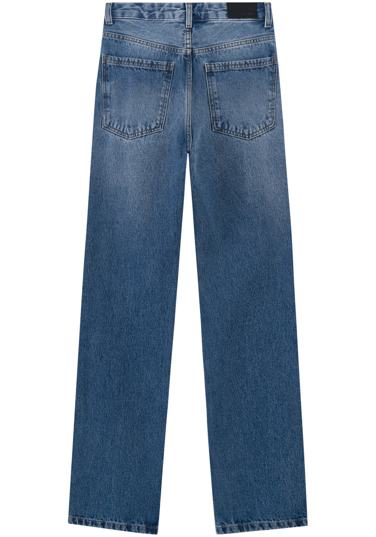 Calça Jeans Reta De Cintura Alta Lez A Lez Feminino 0942E