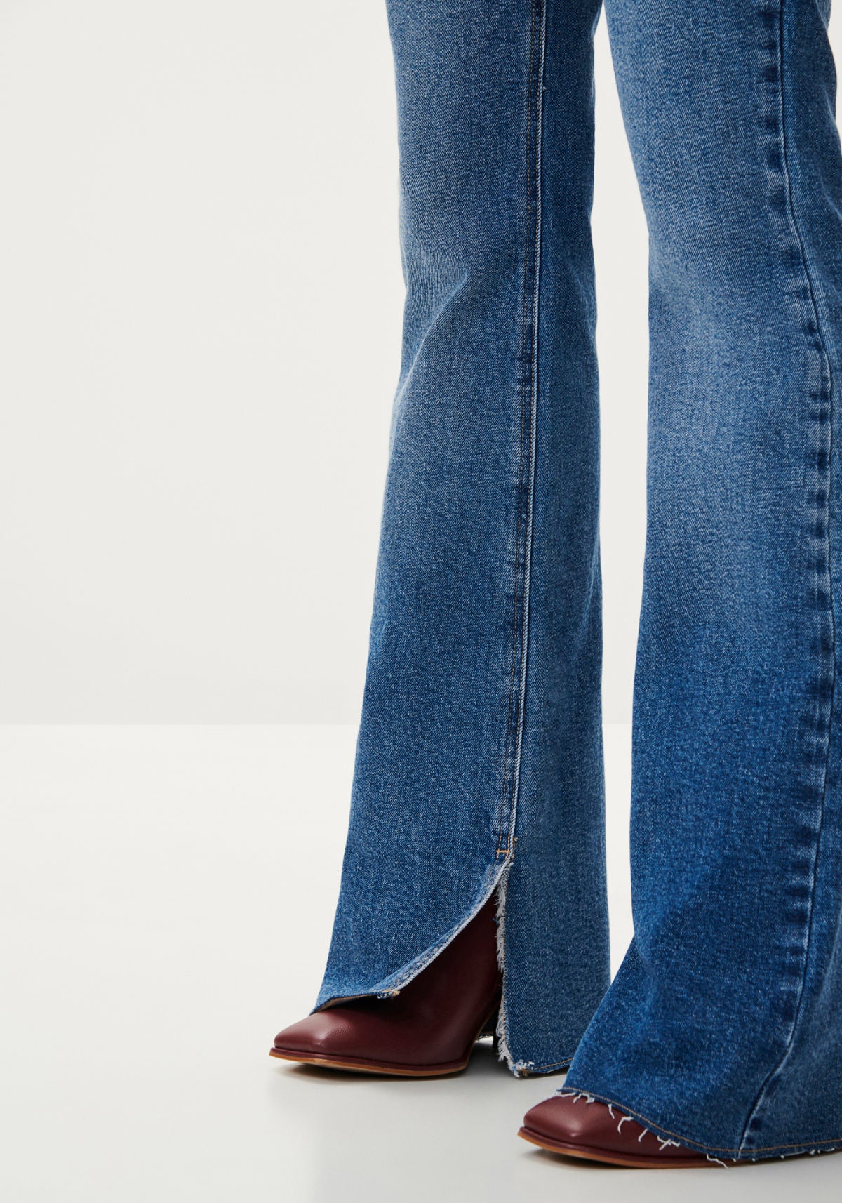 Calça Jeans Flare Super Alta Lez A Lez Feminino 7906L