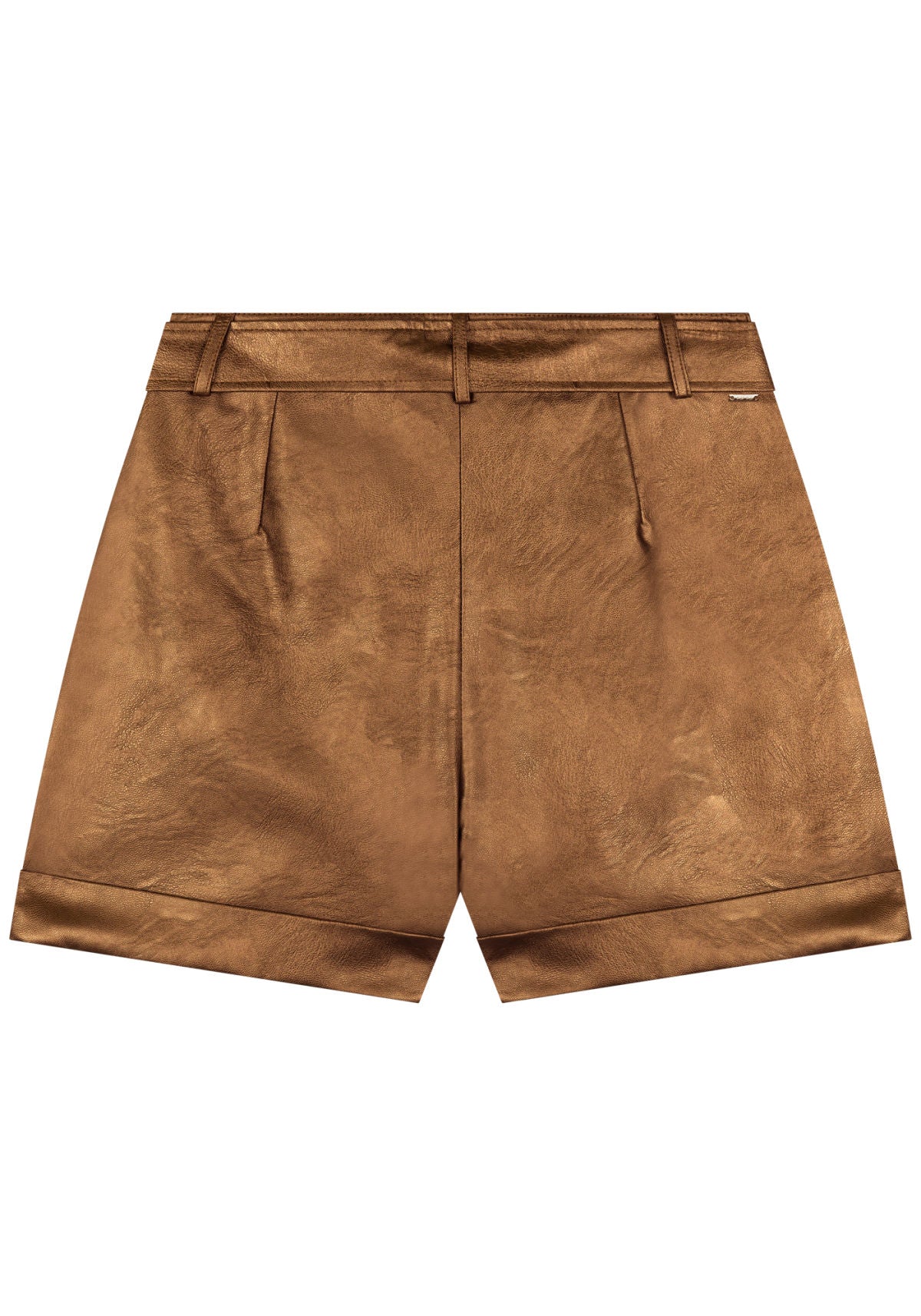 Shorts De Cintura Média Com Cinto Lez A Lez Feminino 9012E