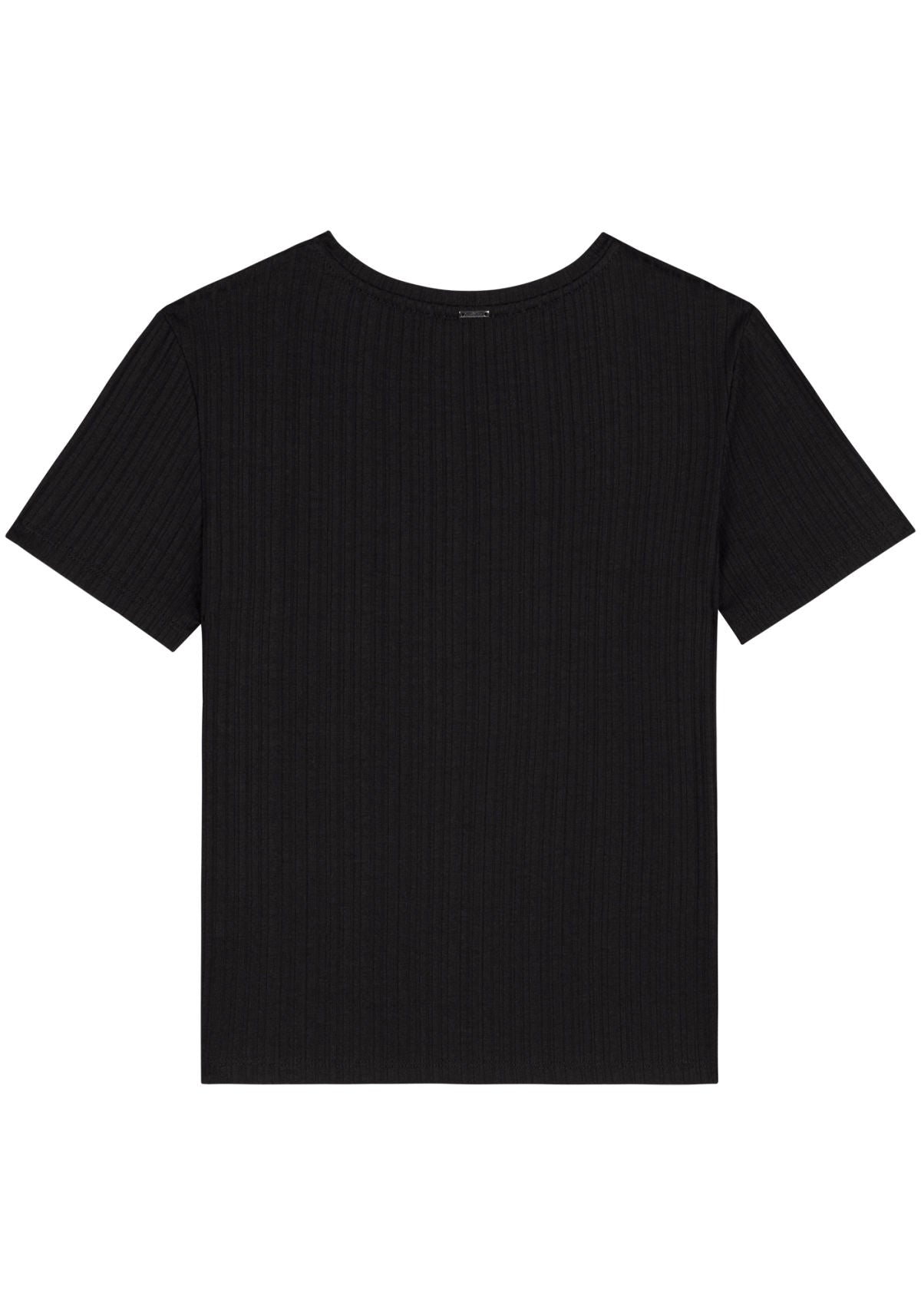 Blusa Básica De Mangas Curtas Lez A Lez Feminino 7129E