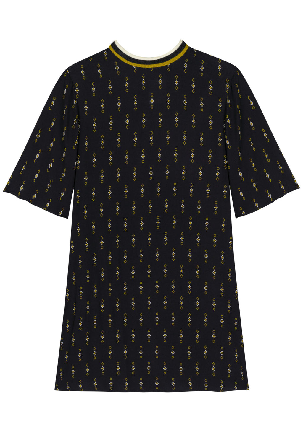 Vestido Curto Estampado Com Manga Lez A Lez Feminino 9250E