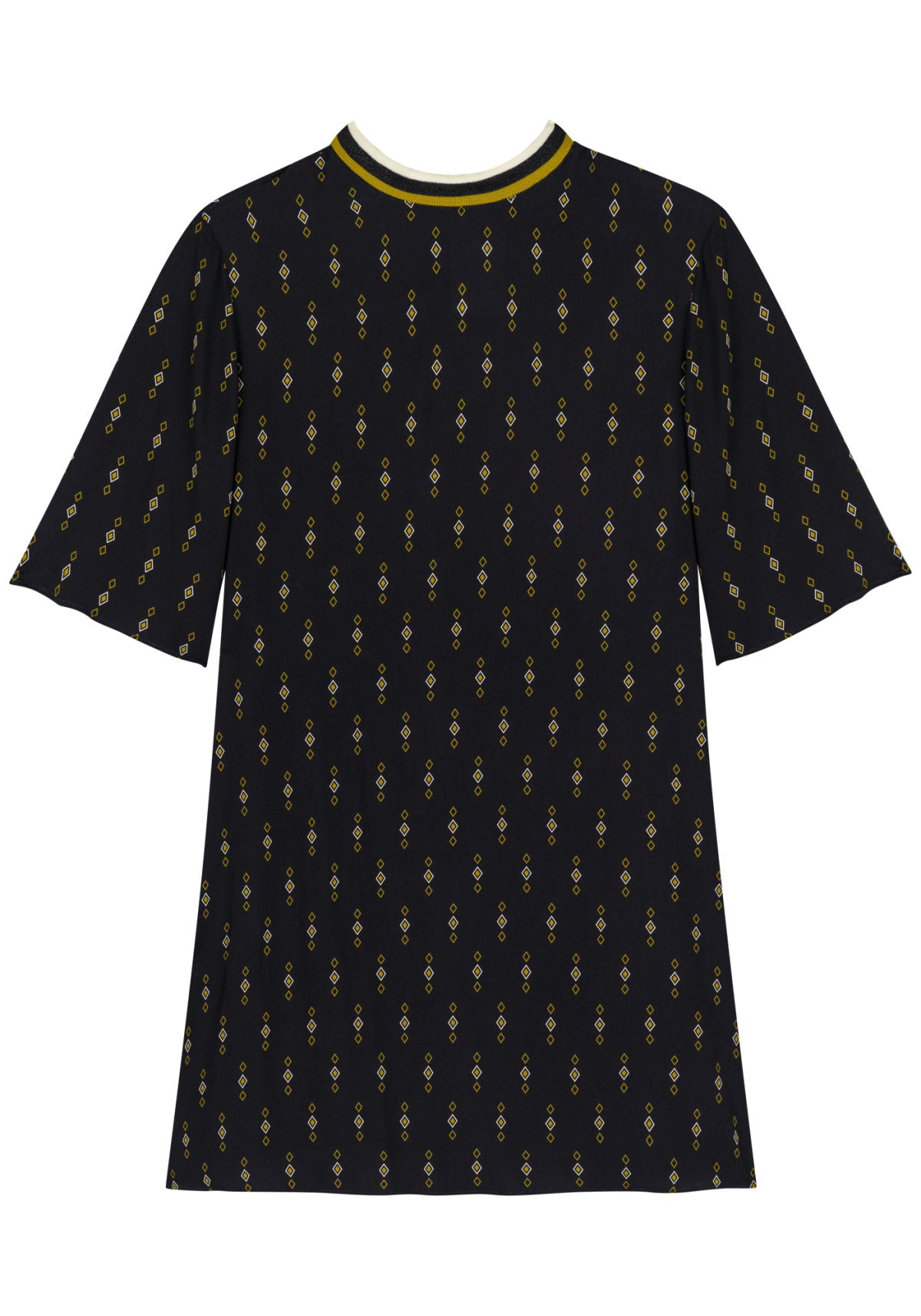 Vestido Curto Estampado Com Manga Lez A Lez Feminino 9250E