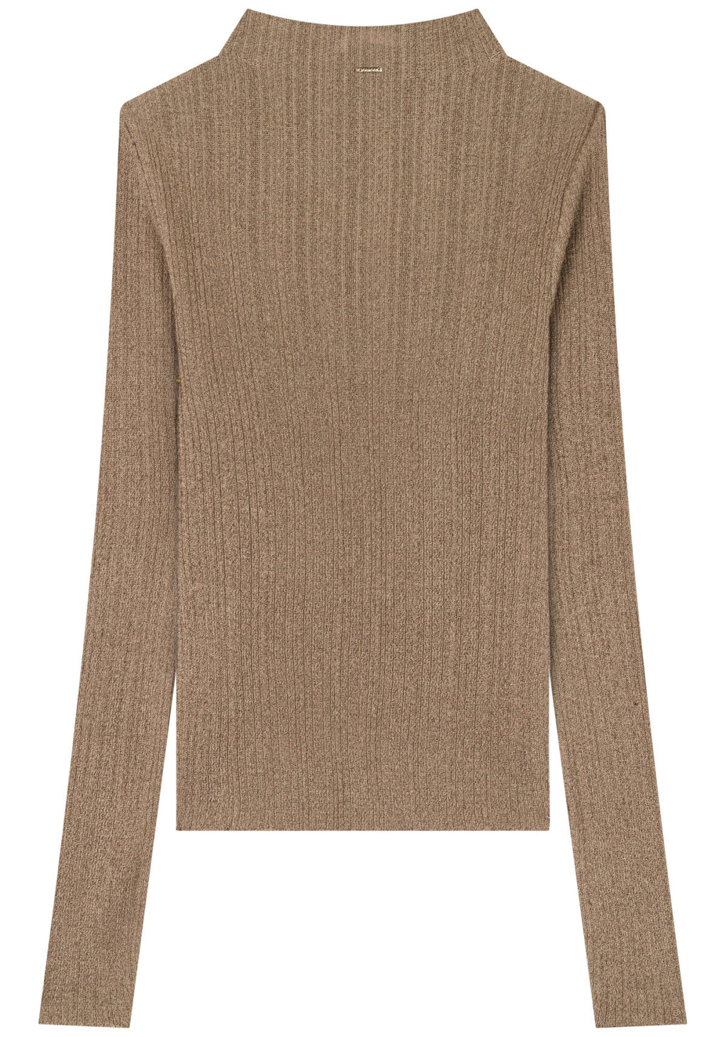 Blusa Manga Longa Tricô Fio Lurex Lez a Lez Feminino 7338E
