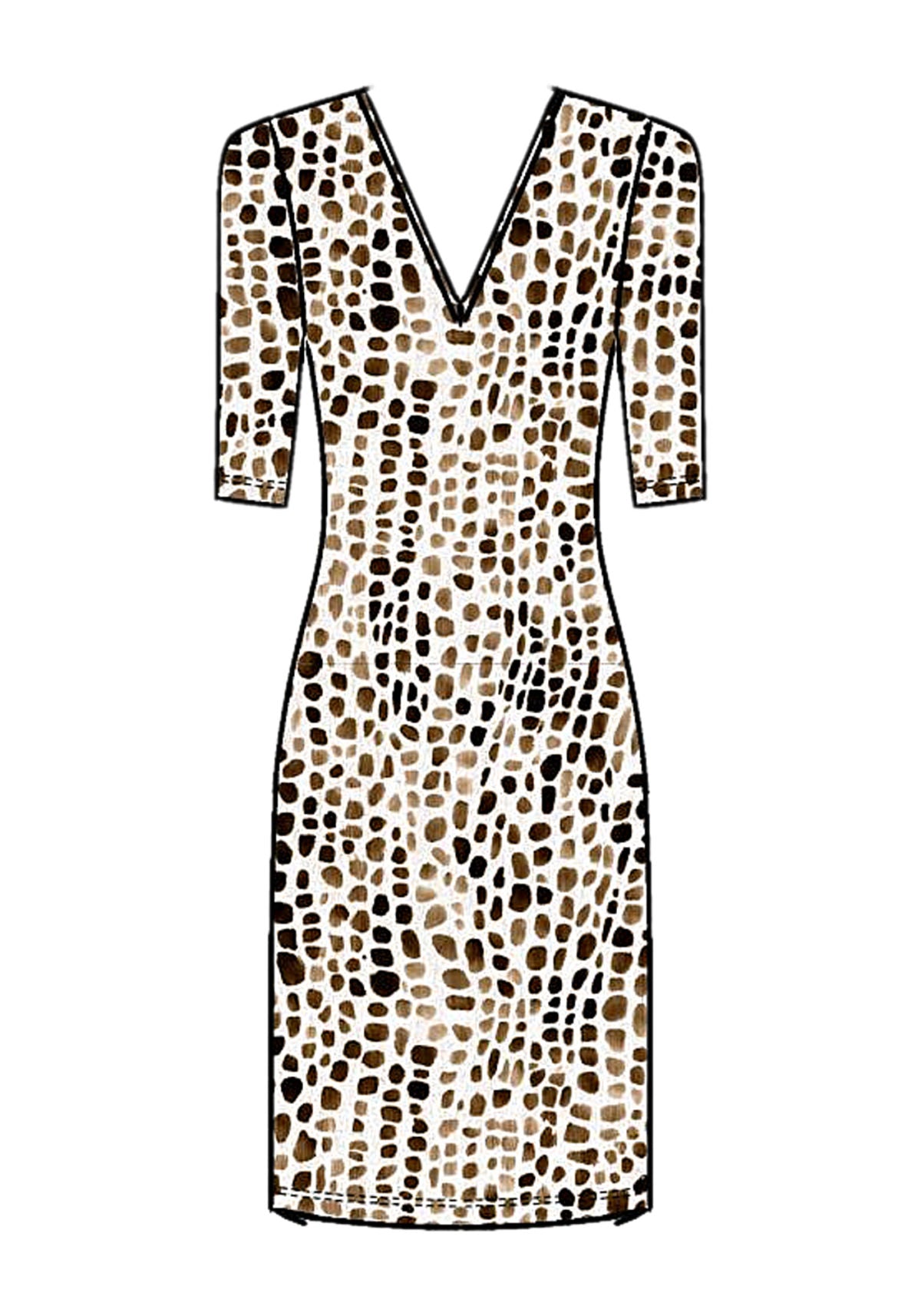 Vestido Curto Estampado Em Malha Lez A Lez Feminino 9154E