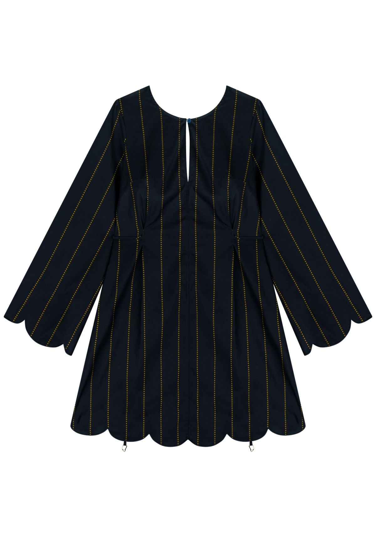 Vestido De Mangas longas Estampado Lez A Lez Feminino 7514E