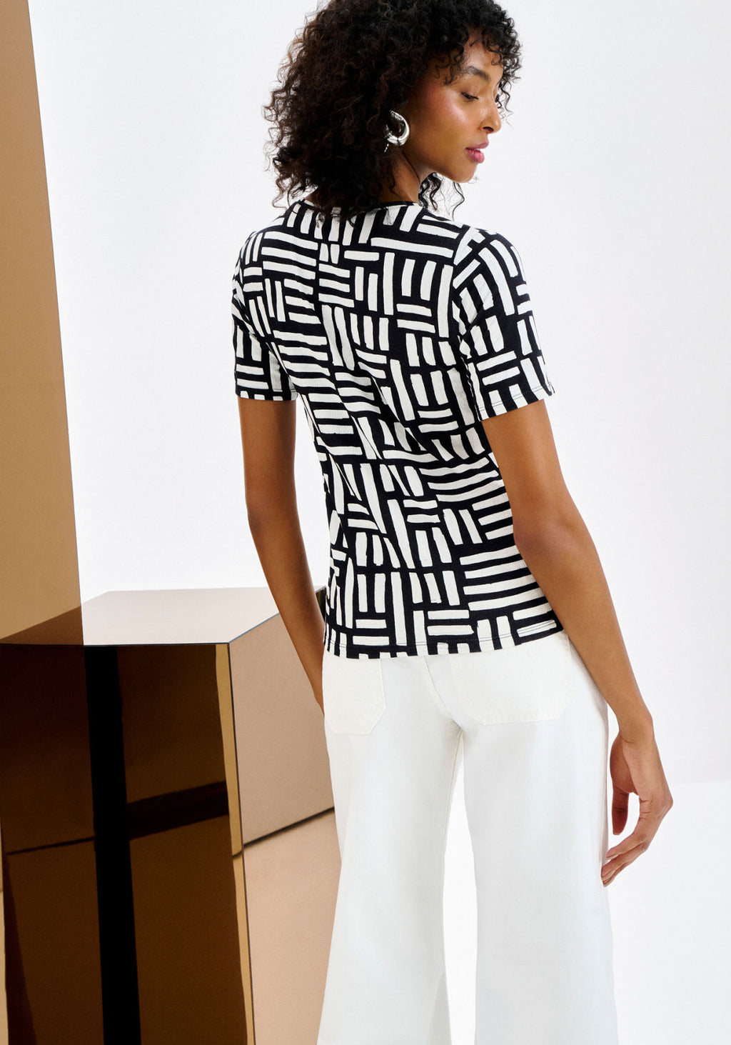Blusa Manga Curta Estampada Lez A Lez Feminino 7672L