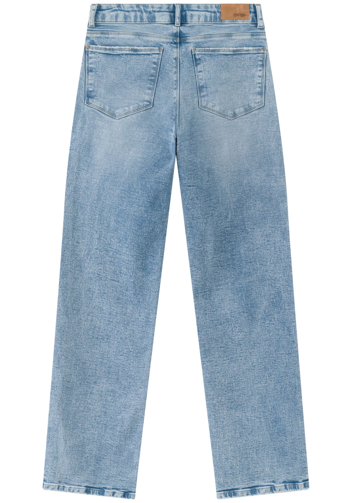 Calça Reta Jeans Com Cintura Alta Lez A Lez Feminino 0225E