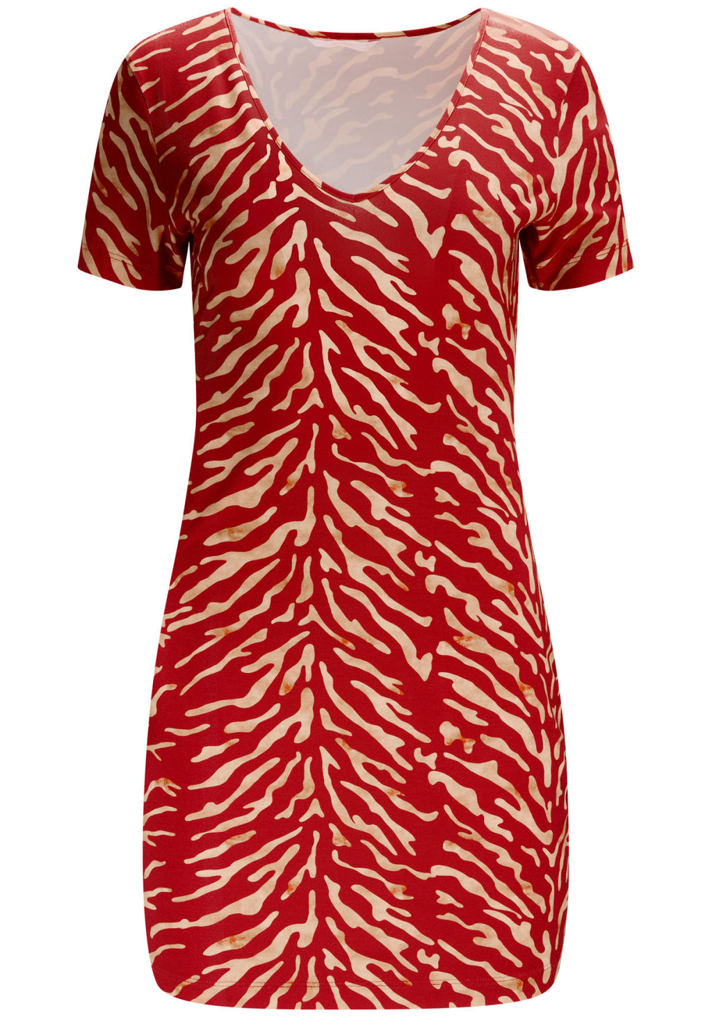 Vestido Curto Estampado em Malha Lez A Lez Feminino 3141E