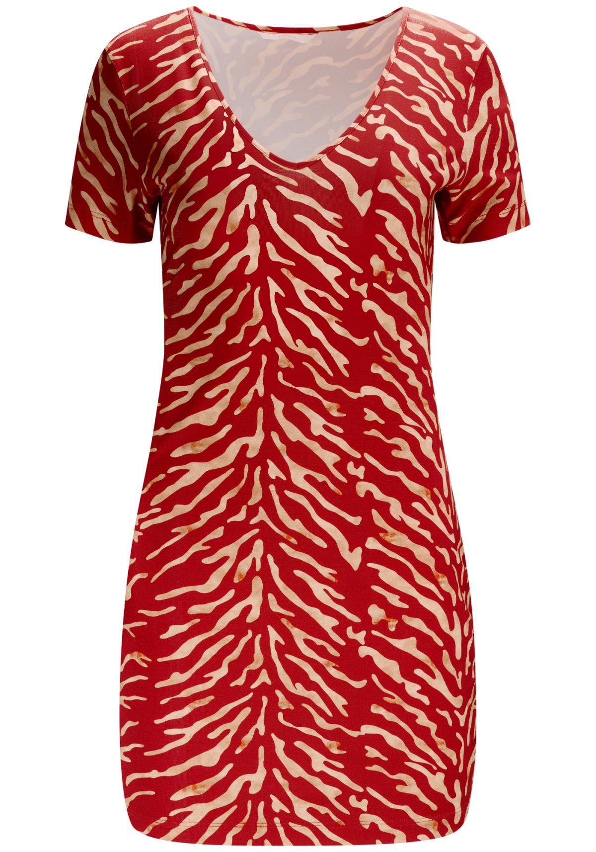 Vestido Curto Estampado em Malha Lez A Lez Feminino 3141E