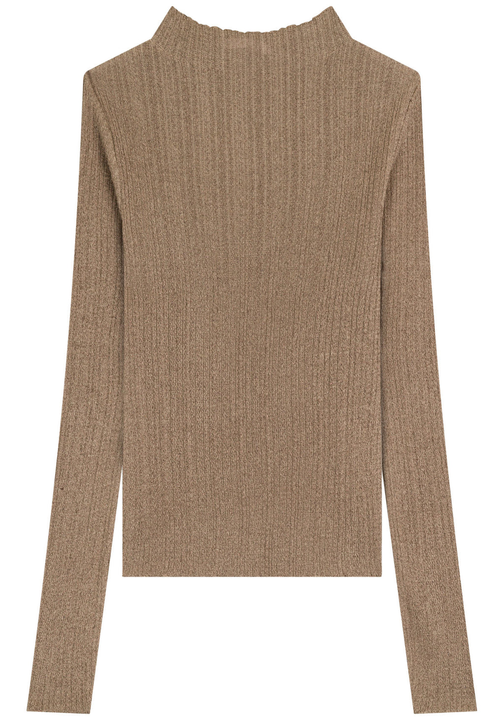Blusa Manga Longa Tricô Fio Lurex Lez a Lez Feminino 7338E
