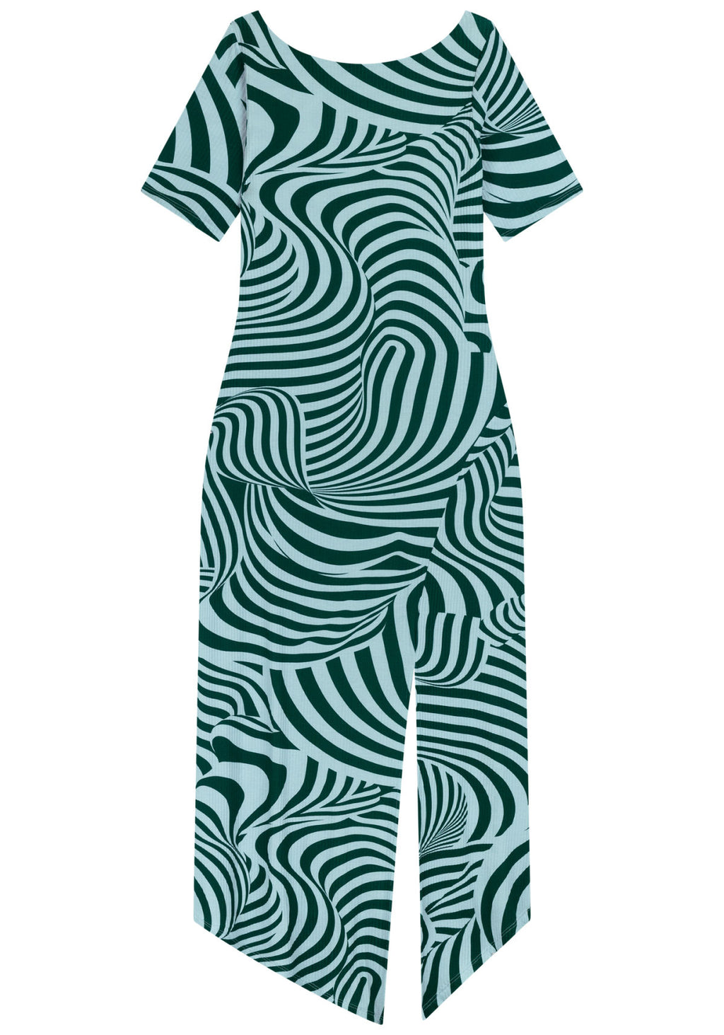 Vestido Midi Chá Estampado Lez A Lez Feminino 7552E