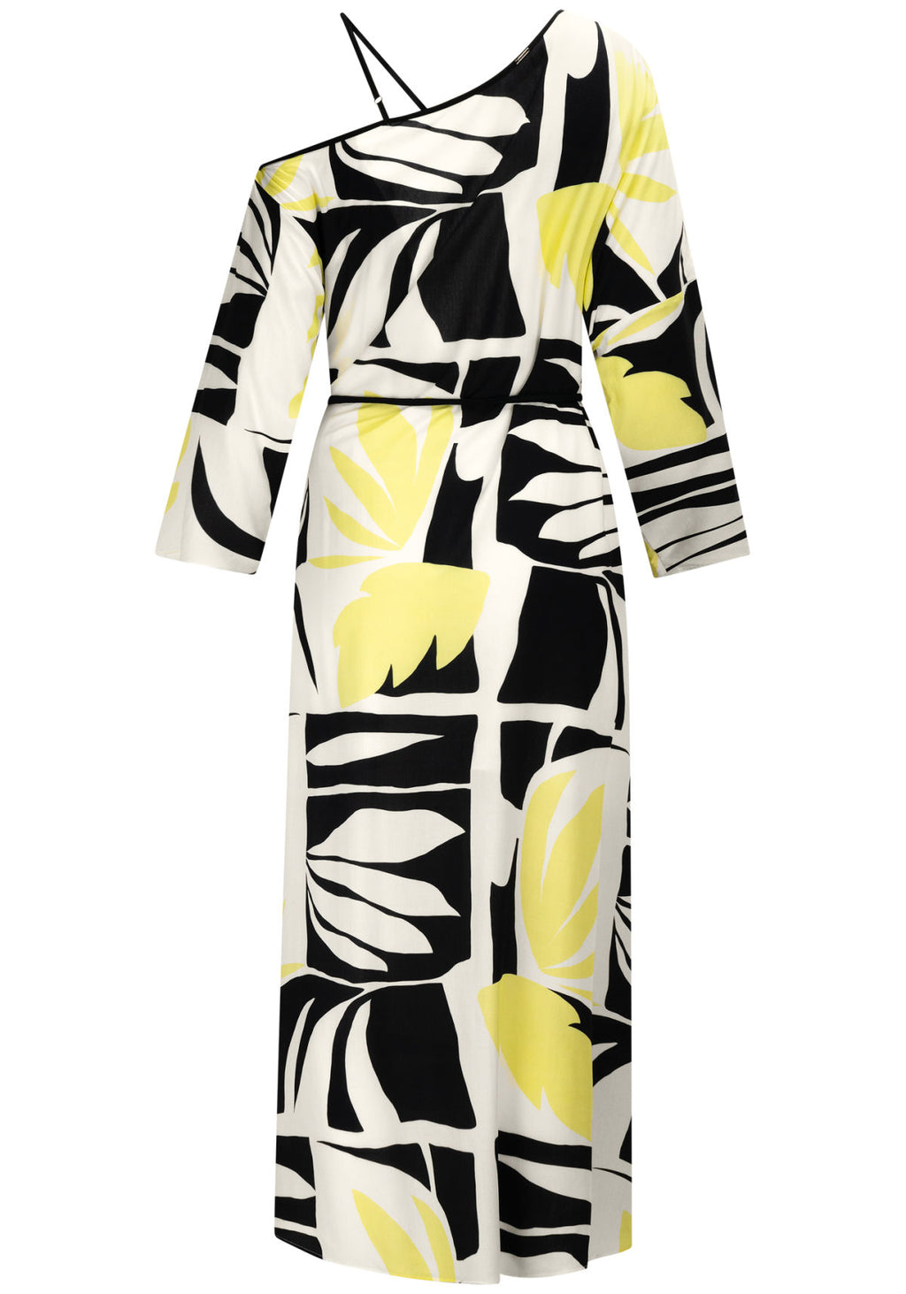 Vestido Midi Estampado com Decote Lez A Lez Feminino 6961L