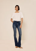 Calça Jeans Boot Cut De Cintura Lez A Lez Feminino 1041E