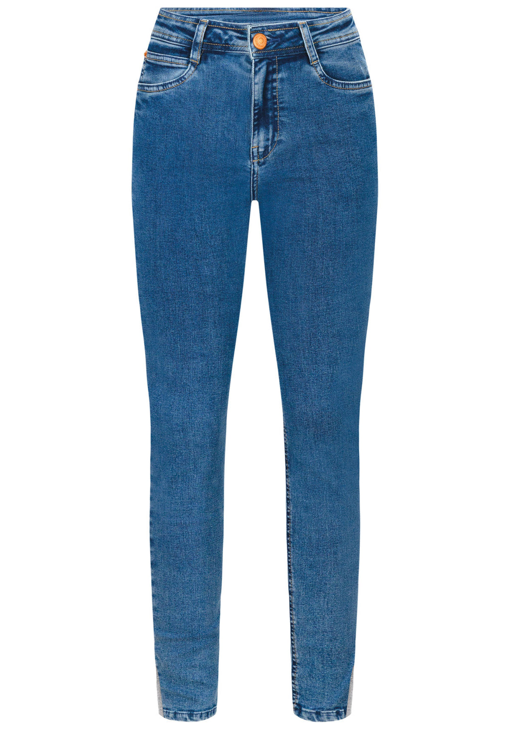 Calça Jeans Skinny Cintura Alta Lez A Lez Feminino 9381L