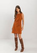 Vestido Curto Sem Mangas Lez A Lez Feminino 9062E