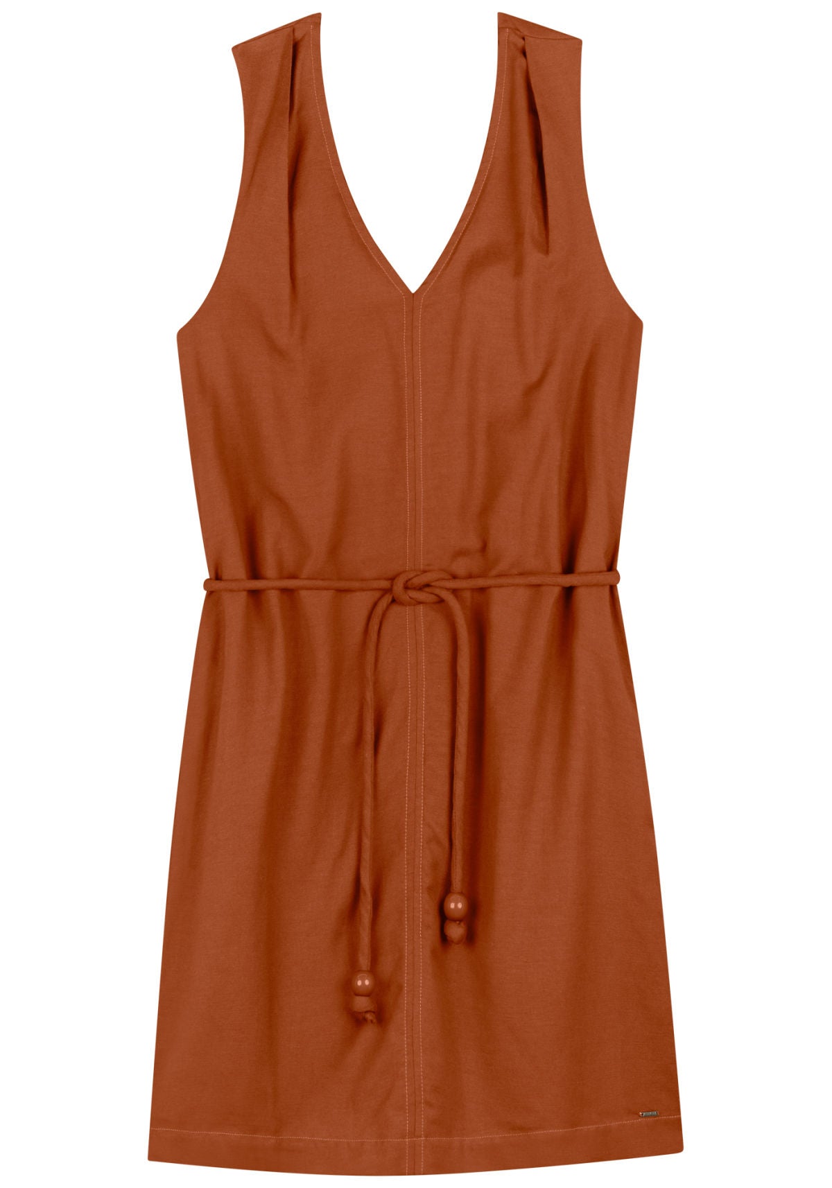 Vestido Curto Forrado Com Cinto Lez A Lez Feminino 9059E