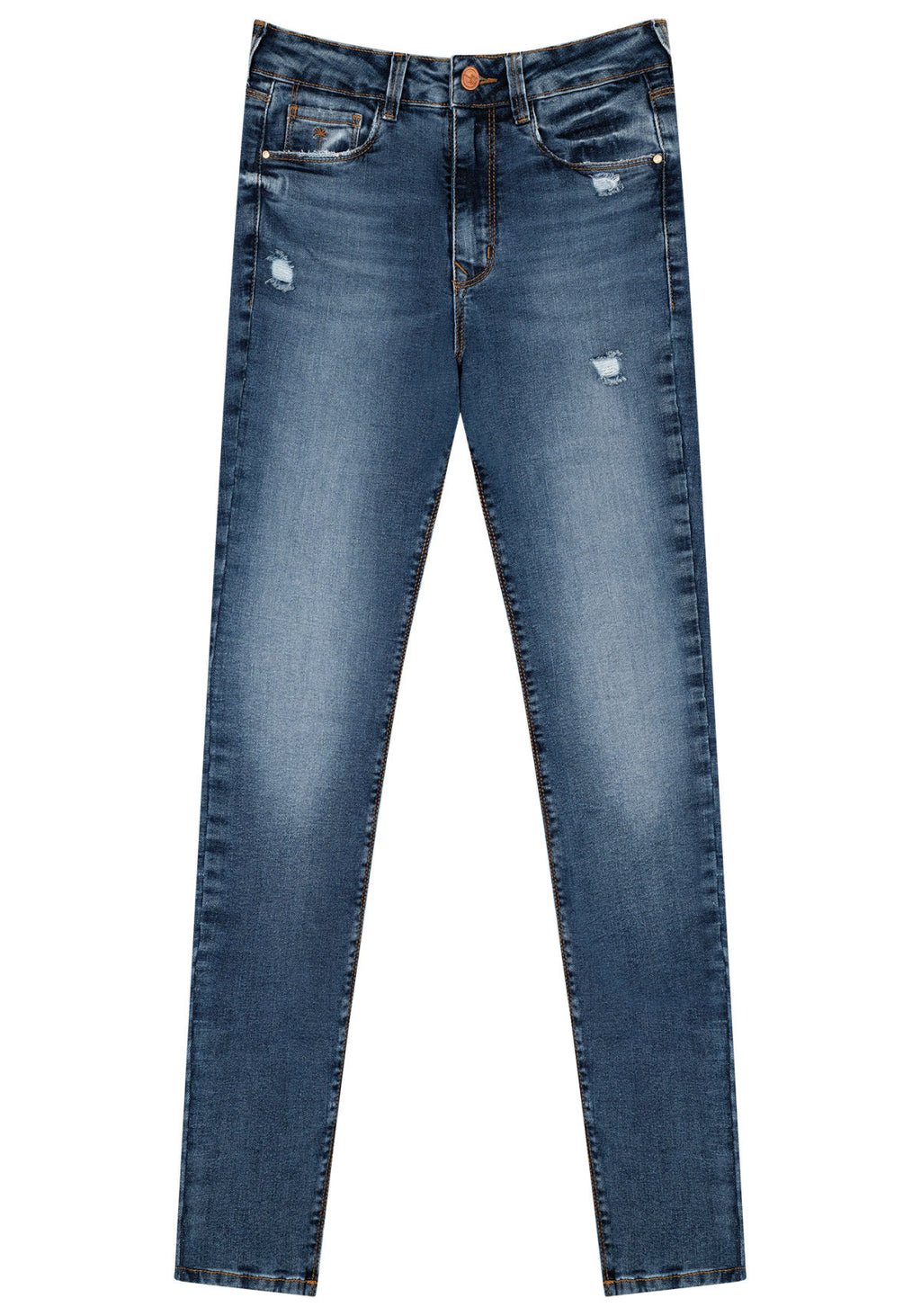 Calça Jeans Skinny Estonada Lez A Lez Feminino 2054L
