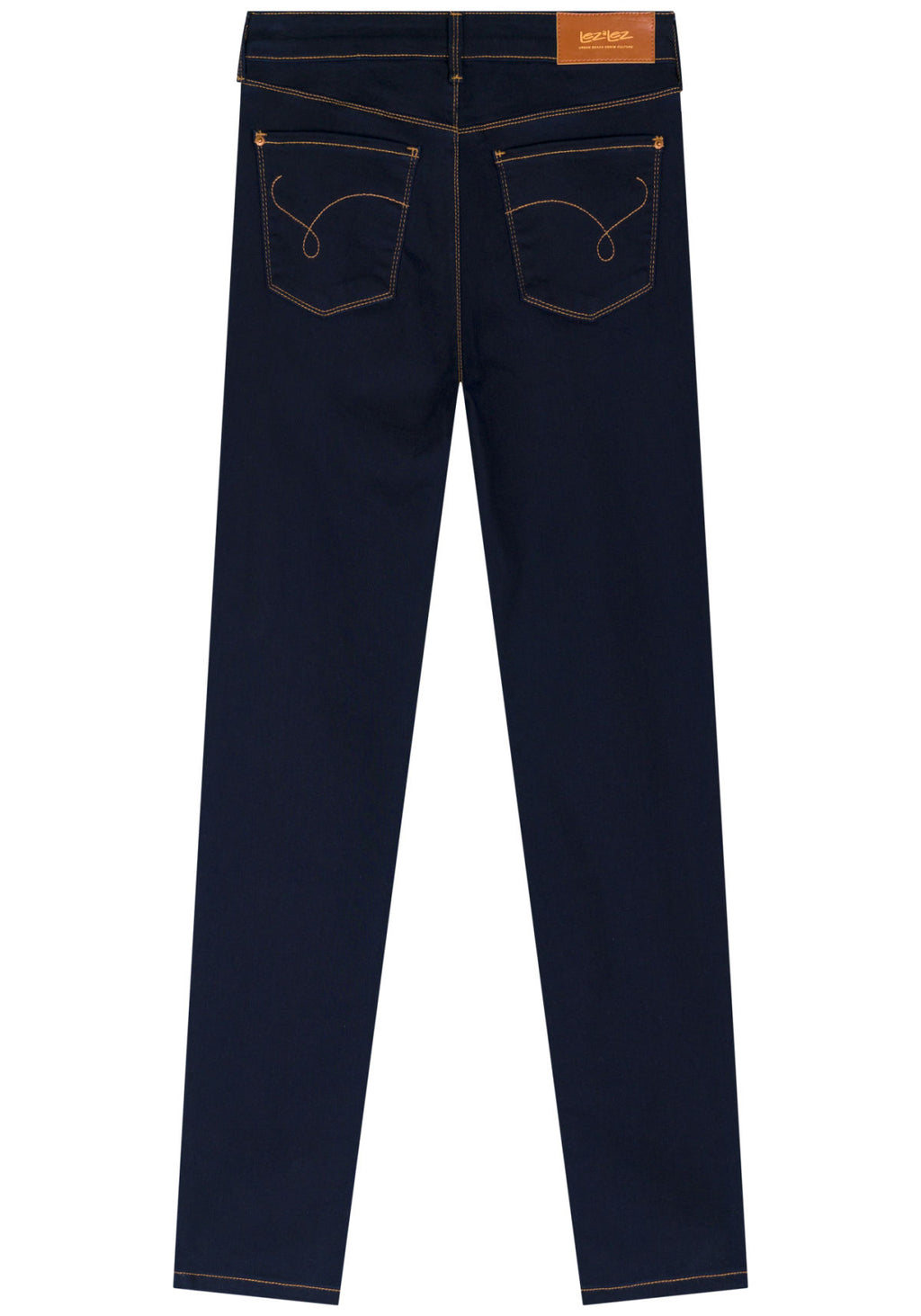 Calça Jeans Skinny De Cintura Alta Lez A Lez Feminino 9498L