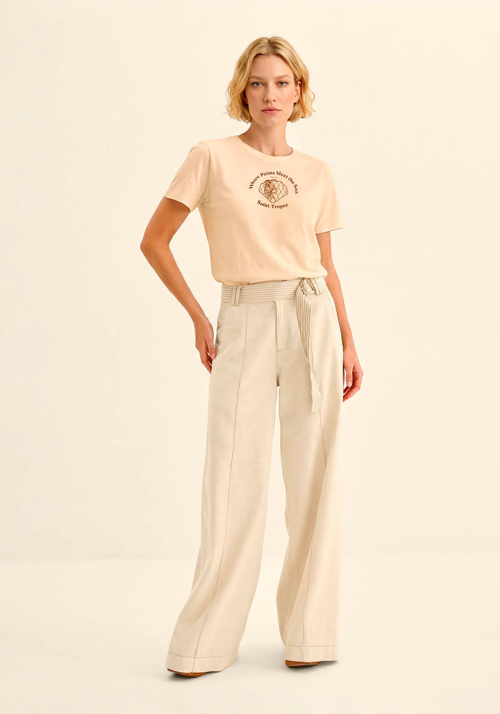 T-shirt Em Malha Algodão Penteado Lez a Lez Feminino 5756e