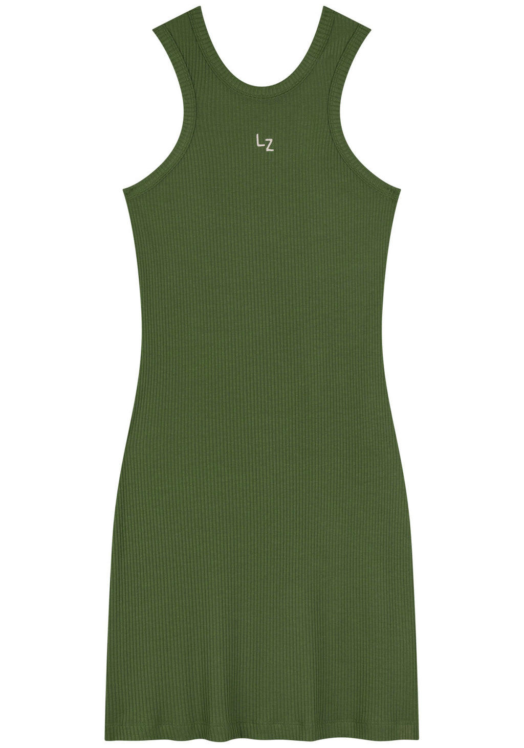 Vestido Curto Bordado Malha  CaneladaLez A Lez Feminino 5303