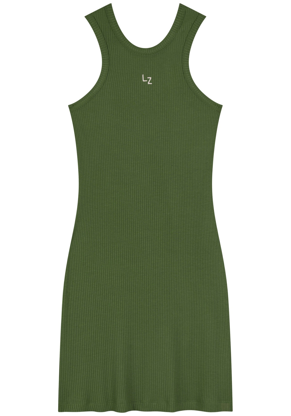 Vestido Curto Bordado Malha  CaneladaLez A Lez Feminino 5303