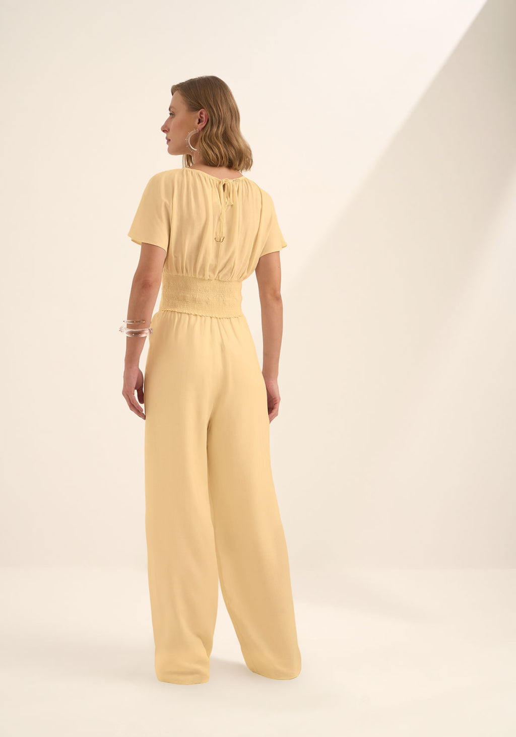 Calça Reta De Cintura Alta Lez A Lez Feminino 9530E