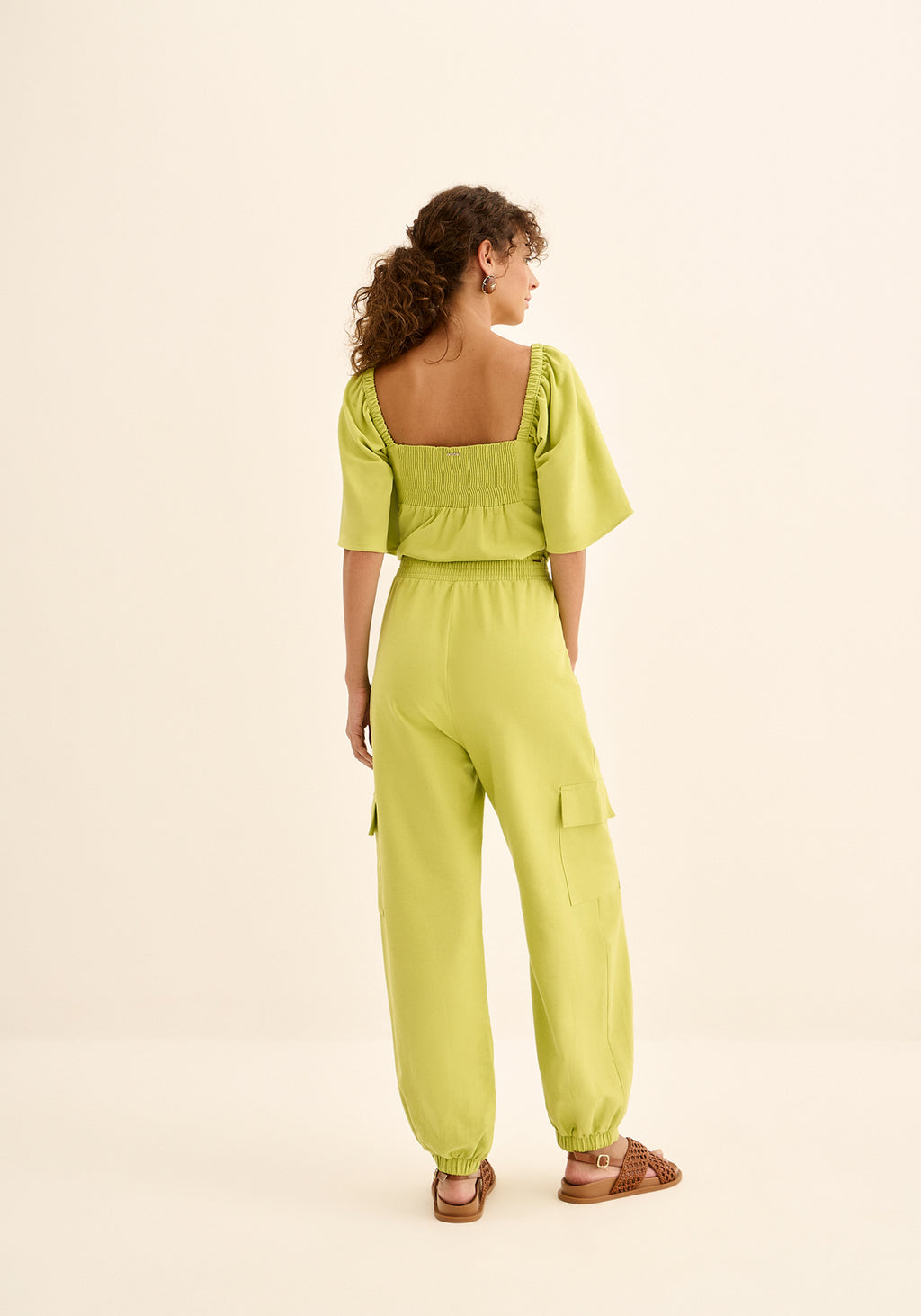 Calça Jogging De Cintura Alta Lez a Lez Feminino 5672e