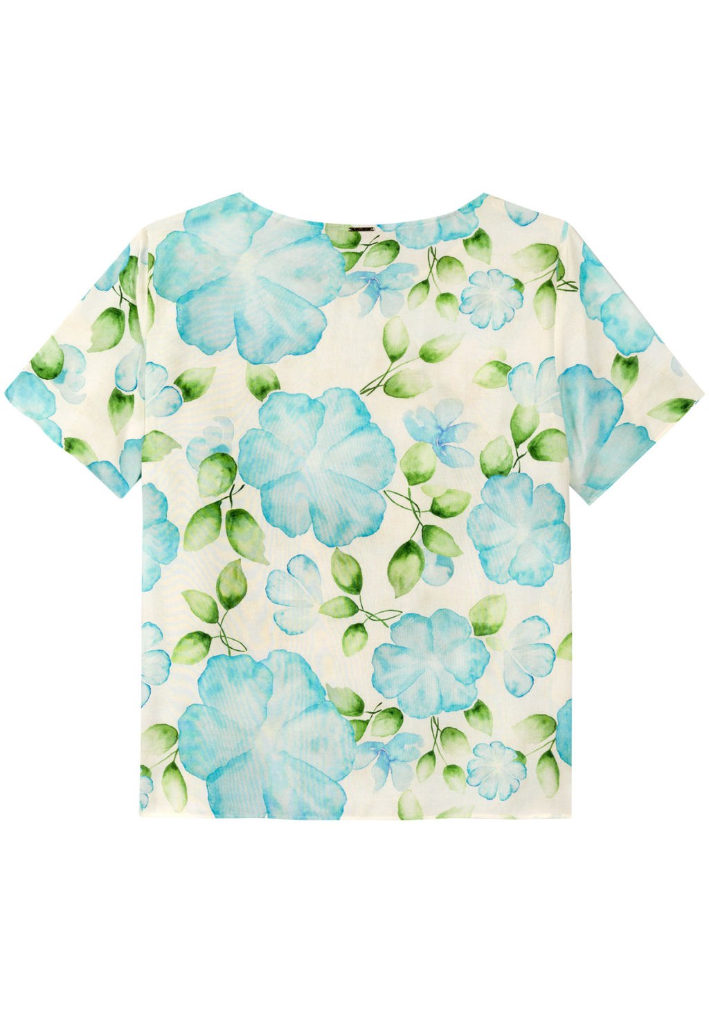 Blusa Estampada Com Mangas Curtas Lez A Lez Feminino 3530E