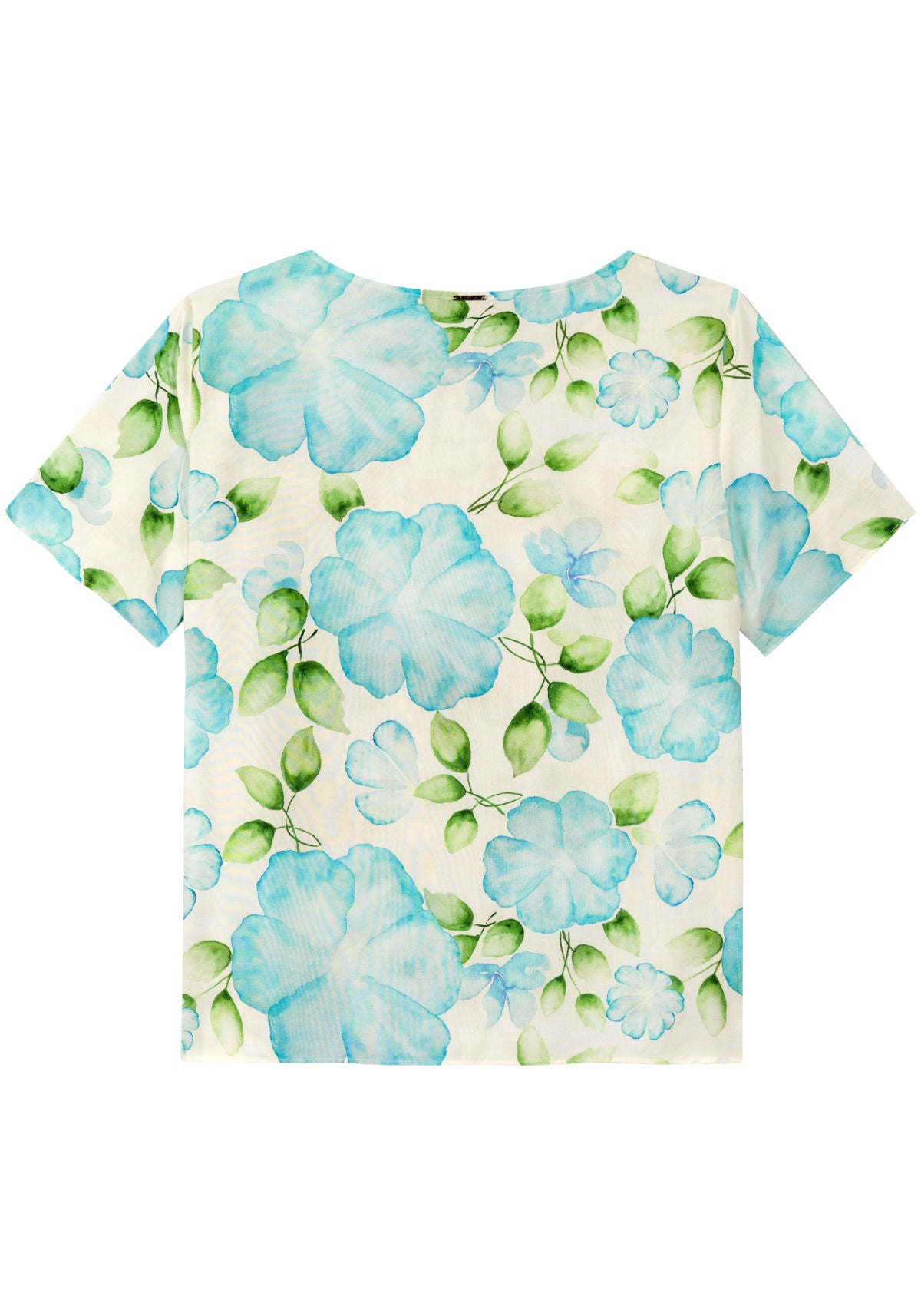 Blusa Estampada Com Mangas Curtas Lez A Lez Feminino 3530E