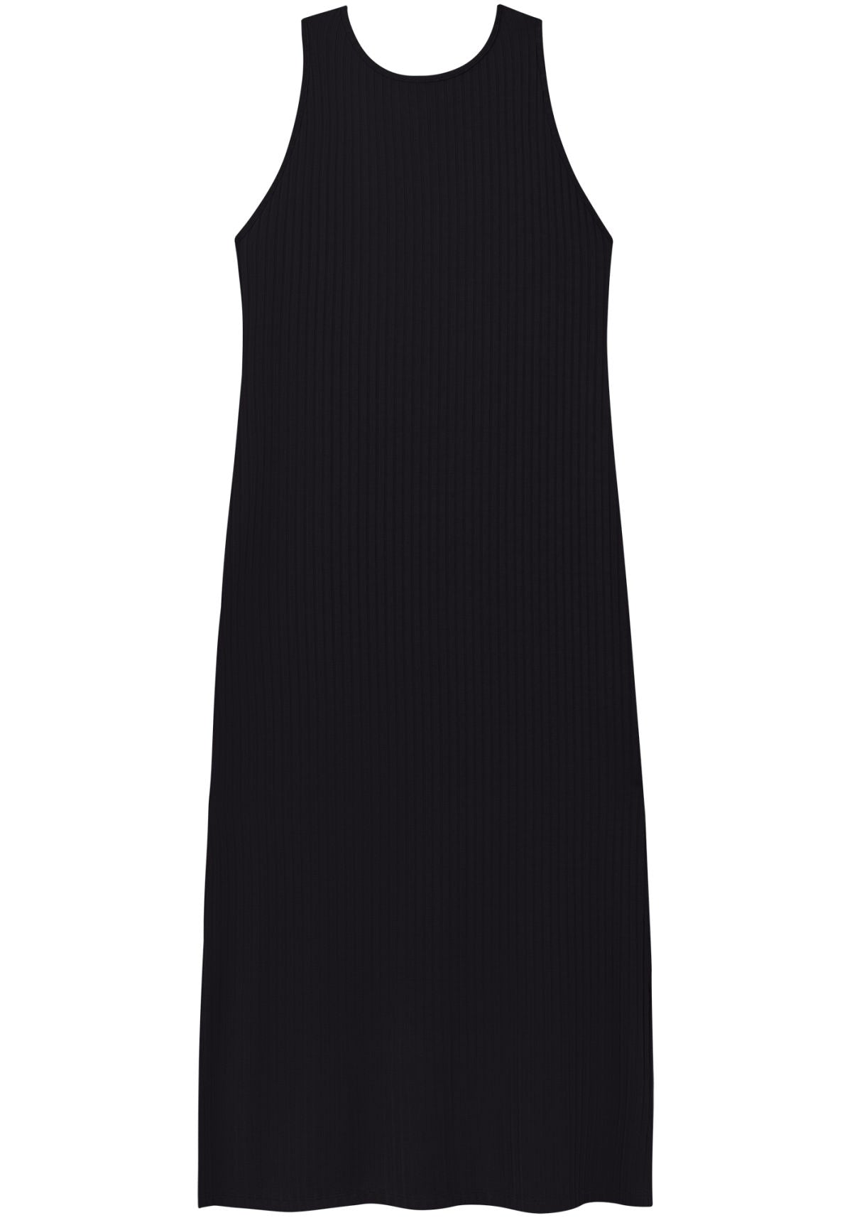 Vestido Chá Com Fenda Em Malha Lez A Lez Feminino 3569E