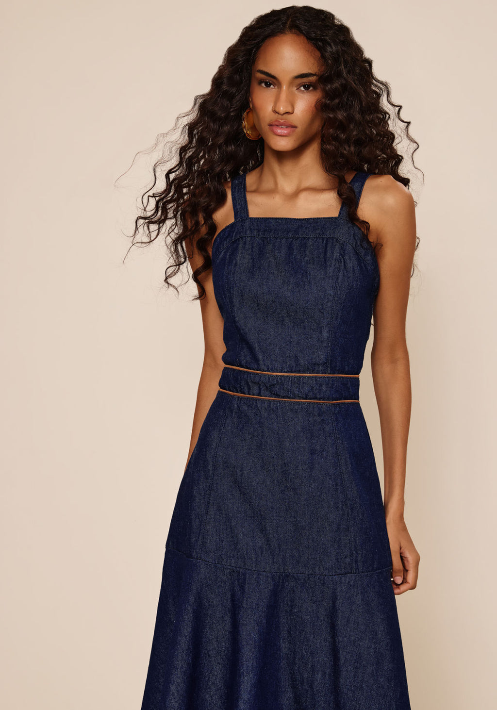 Vestido Jeans Chá De Alças Lez A Lez Feminino 1030E